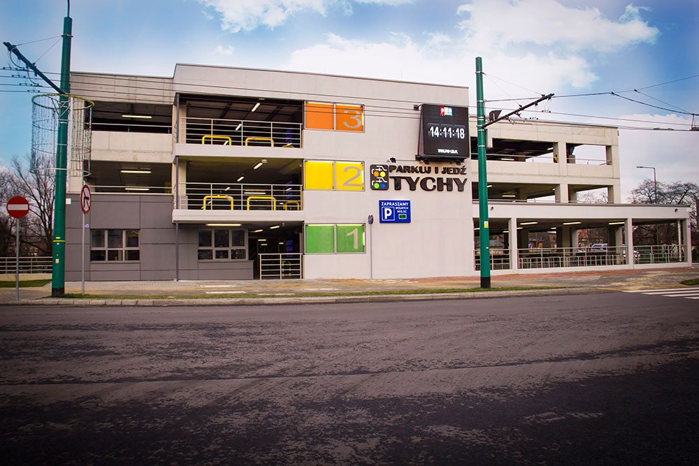 Parking typu Park and Ride w Tychach / fot. UM Tychy