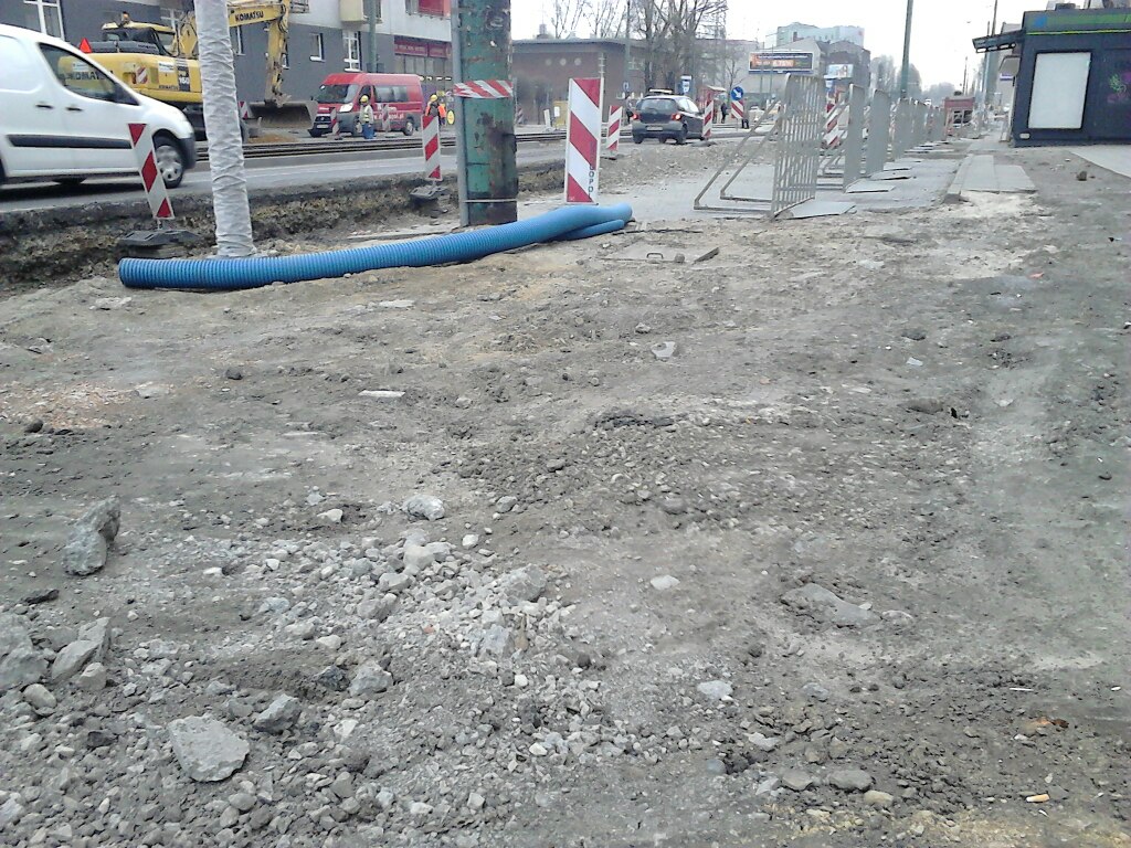 chodnik roboty budowa