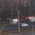 Na ulicy Murckowskiej dachował samochód. Kobieta trafiła do szpitala