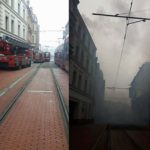 Straż pożarna interweniowała w centrum Katowic (zdjęcia)