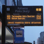 KZK GOP informuje pasażerów o jakości powietrza. Tylko popołudniu