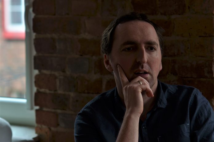 Grzegorz Chudy w swojej pracowni/ fot. Ewa Waszut