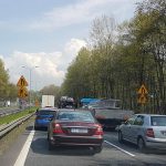 Ogromne korki na DK 86. Wszystko przez remont drogi