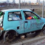 Kolejne złomy zniknęły z katowickich ulic. W tym śmietnik na czterech kółkach (zdjęcia)