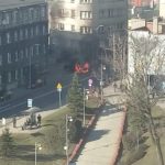 W Katowicach płonie samochód osobowy