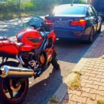 Mieszkaniec Katowic szalał na zatłoczonej DTŚ-ce motocyklem. Jechał ponad setką bez trzymania kierownicy, wyprzedzał slalomem