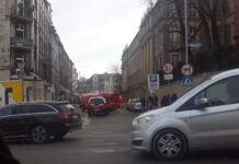 Blokada w rejonie ulicy Andrzeja. Ewakuowano siedzibę Sądu Okręgowego