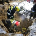 Strażacy uratowali psa w Katowicach. Był uwięziony przez kilka godzin