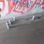Wandale zatrzymani w tunelu przy ulicy Wojewódzkiej. Umówili się na wspólne malowanie graffiti