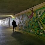 Mural w tunelu przy ulicy Wojewódzkiej ma się w miarę dobrze. Choć już kusi wandali