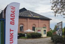 Na parkingu Szybu Wilson powstał nowy Punkt Pobrań COVID-19. Wykonują testy PCR oraz Antygenowe