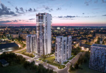 Trzy apartamentowce powstaną przy Strefie Kultury. Najwyższy będzie miał 128 metrów