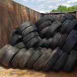 Za zużyte opony mieszkańcy Katowic dostawali nasiona łąk kwietnych i kompost. Zebrano ponad 1,5 tony opon