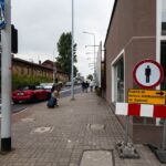 Utrudnienia w rejonie ulicy Sądowej. Chodnik jest wyłączony z ruchu pieszego. „Prosimy o wyrozumiałość”