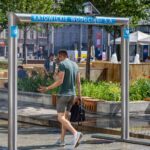 Katowice szykują się na upały. Trwa montaż 17 kurtyn wodnych
