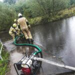 Ciężka noc katowickich służb. Prawie 100 interwencji z powodu deszczu i silnego wiatru. Jak obecnie wygląda sytuacja?