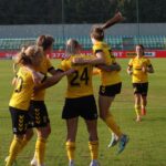 GieKSa kończy rundę z kompletem zwycięstw Piłkarki GieKSy cieszą się ze zdobycia gola