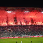 Koniec zgody GieKSy z Górnikiem. A za chwilę Spodek Super Cup. Czy turniej jest zagrożony? trybuma kibiców GieKSy podczas derbowego spotkania z Górnikiem Zabrze