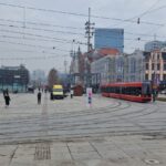 Prawie godzinę trwały utrudnienia na Rynku w Katowicach. To był paraliż ruchu tramwajowego