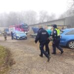 Z Katowic ściągali negocjatora do budynku wodociągów w Imielinie. Mężczyzna uciekł przed policjantami na dach