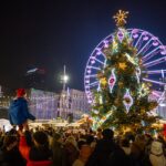 Katowice w świątecznej odsłonie. Choinka rozbłysła w centrum