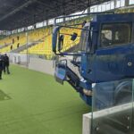 Policjanci dwa dni ćwiczyli na Arenie Katowice. Żeby lepiej sobie radzić z pseudokibicami