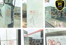 Graficiarze zatrzymani w Katowicach. Oszpecali budynki w centrum