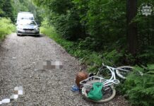 Śmiertelne zdarzenie na rowerze. Nie żyje 65-latka