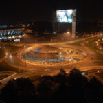 Forum Innowacji 2025 – Katowice centrum debaty o nowej mobilności Widok z góry na spodek