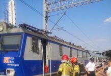 Pożar lokomotywy na dworcu PKP. Ewakuowano 550 pasażerów