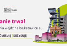 Ostatni dzień głosowania w budżecie obywatelskim Katowic Plakat informujący o głosowaniu