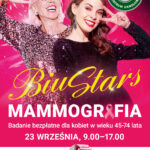Zatroszcz się o zdrowie – bezpłatna mammografia w Katowicach Plakat promujący mammografię