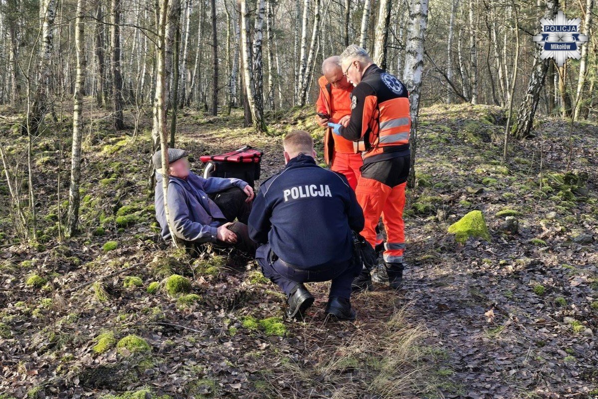 Dramatyczna akcja ratunkowa. 85-latek utknął w lesie na blisko 20 godzin