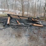 Kto podpala altany? Dwa pożary w miesiąc na Koszutce Spalona altana