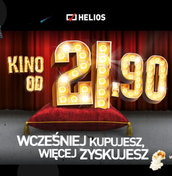 Moc nowości na ekranach kin Helios – Kto chce bilety na dowolny seans?