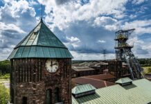 Katowice z rekordowym wsparciem UE. Hub gamingowo-technologiczny z dofinansowaniem blisko 403 mln zł Szyb górniczy z lotów ptaka